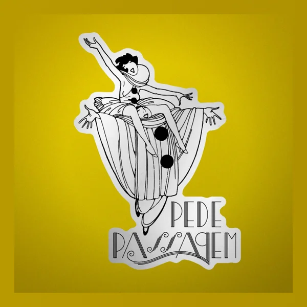 Logo do bloco Pede Passagem