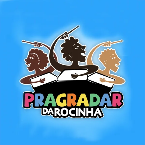 Logo do bloco Pragradar da Rocinha