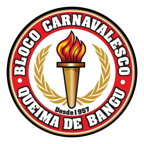Logo do bloco Queima de Bangu