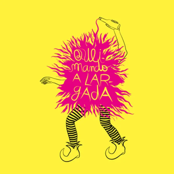 Logo do bloco Queimando a Largada