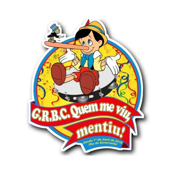 Logo do bloco G.R.B.C. Quem Me Viu Mentiu
