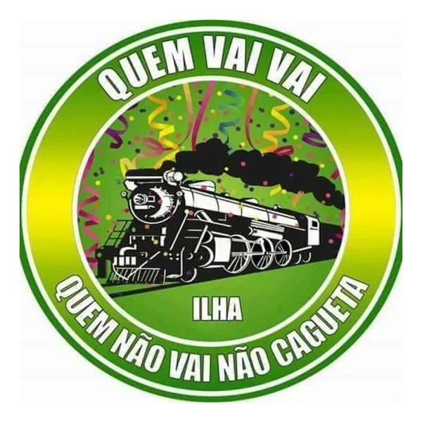 Logo do bloco Quem Vai Vai, Quem Não Vai Não Cagueta