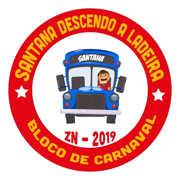 Logo do bloco Santana Descendo a Ladeira