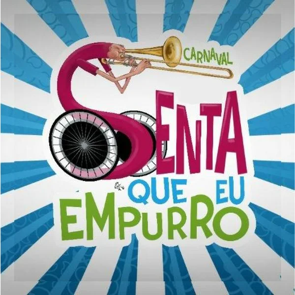 Logo do bloco Senta Que Eu Empurro