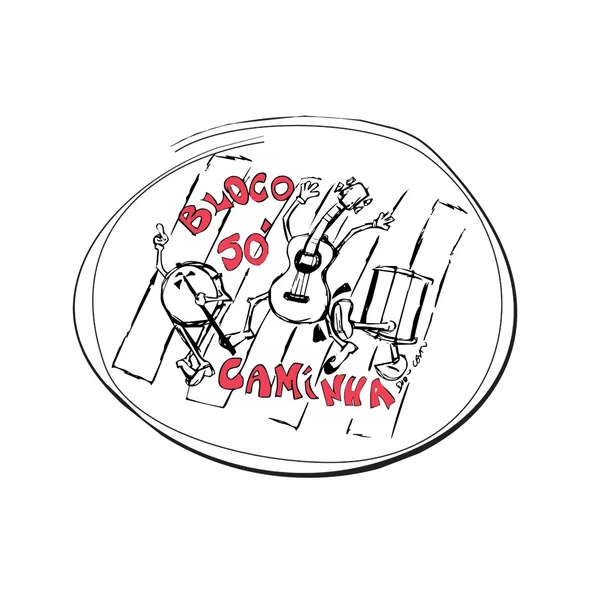 Logo do bloco Só Caminha
