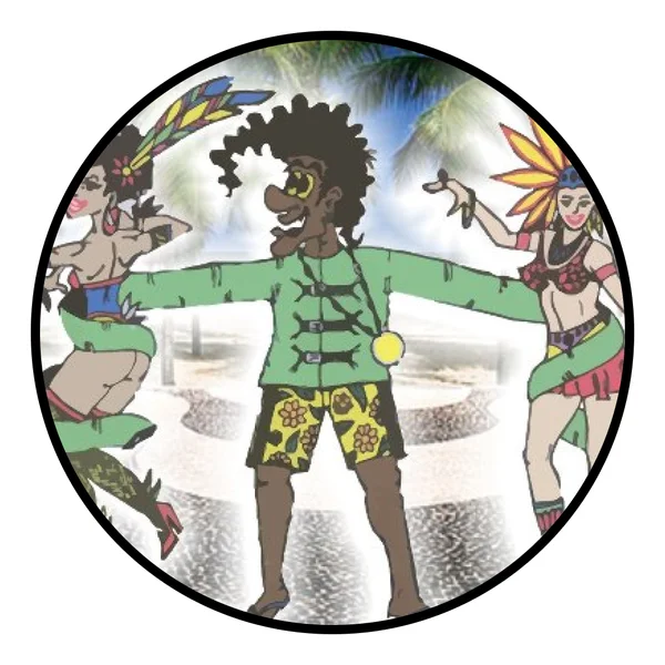 Logo do bloco Tá Cheio de Maluco Aí
