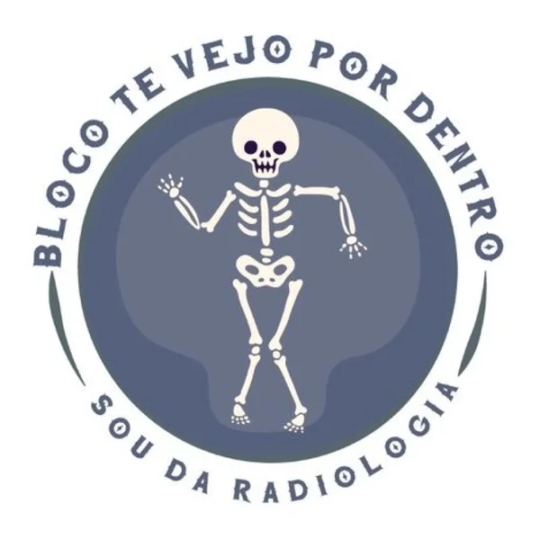 Logo do bloco Te Vejo Por Dentro... Sou da Radiologia