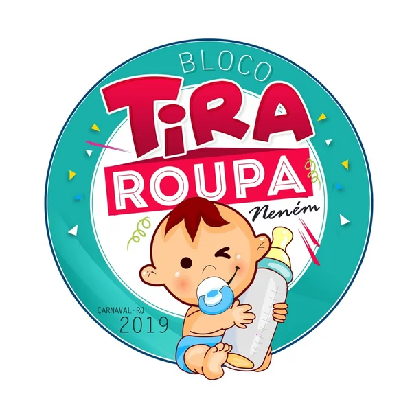 Logo do bloco Tira a Roupa Neném