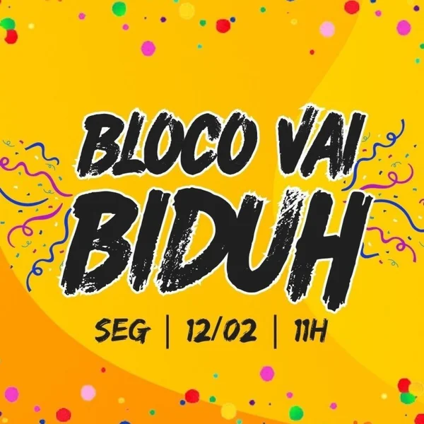 Logo do bloco Vai Biduh