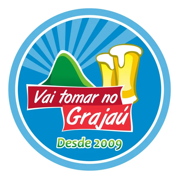 Logo do bloco Vai Tomar no Grajaú