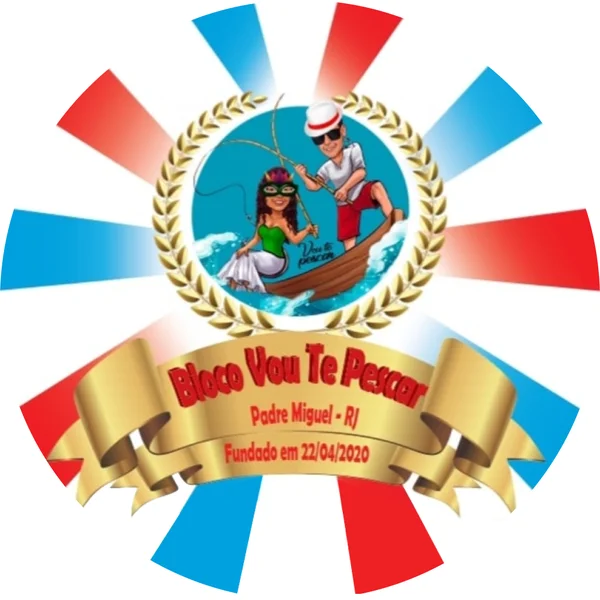 Logo do bloco Bloco Vou Te Pescar
