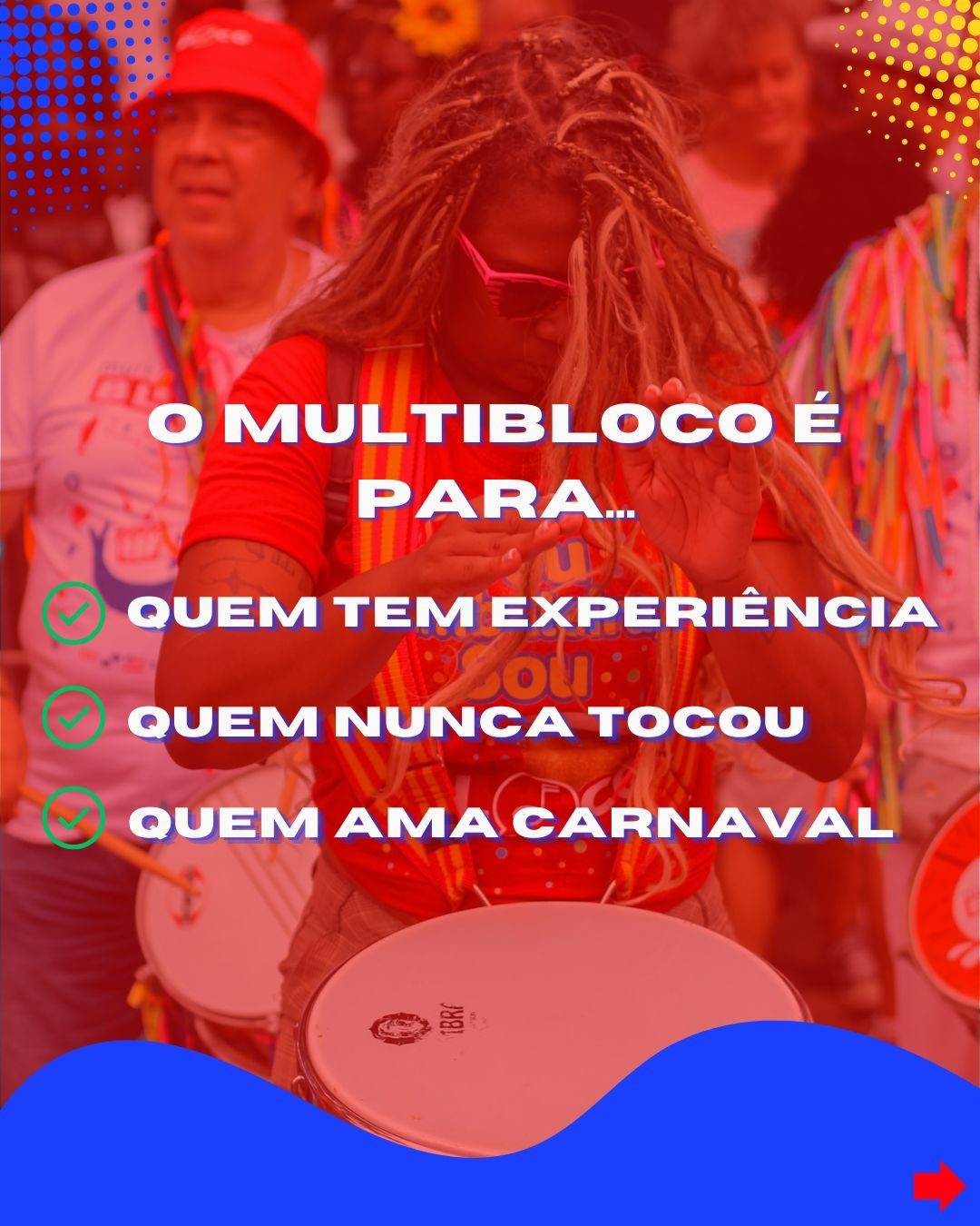 Foto da Oficina de Percurssão do Multiboco